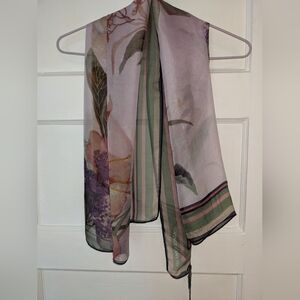 Vince Camuto Floral Silk Scarf, NWT